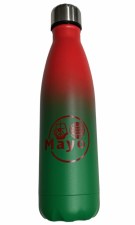 Mayo Stainless Waterbottle Red Green 500ml